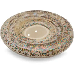 Konges Sløjd Inflatable Baby Swim Ring - Transparent Confetti Hearts -Kids Toys Store 1024x1024 4e8cc705d7209ee6f3ada77b681eec72