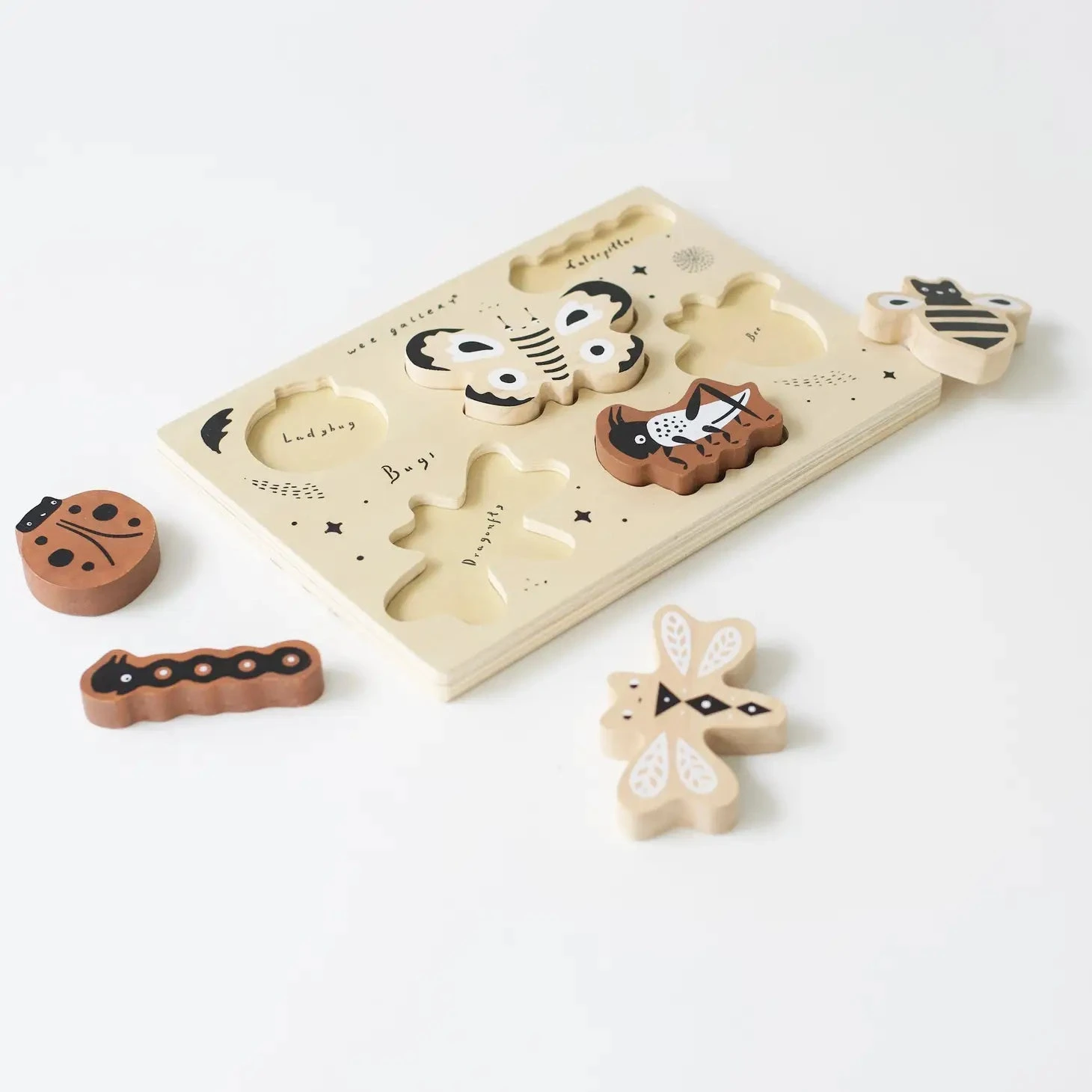 Wooden Tray Puzzle - Bugs 2 Wooden Tray Puzzle - Bugs - Image 2
