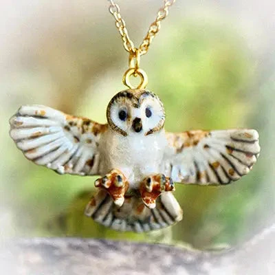 Barn Owl Necklace 2 Barn Owl Necklace - Image 2