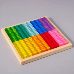 Bauspiel Lucent Cubes (100 Pieces) -Kids Toys Store 167088 67449 53199