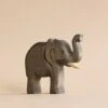 Handmade Holzwald Elephant - Trunk Raised
