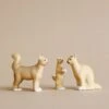 Handmade Wooden Cat Family