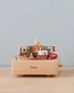 Texas Wooden Music Box