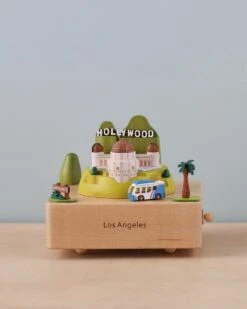 Los Angeles Wooden Music Box