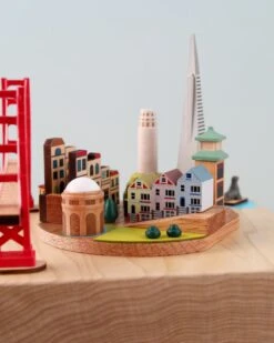 San Francisco Wooden Music Box -Kids Toys Store 2J2A1172