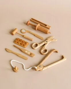 Handmade Wooden Medical Kit