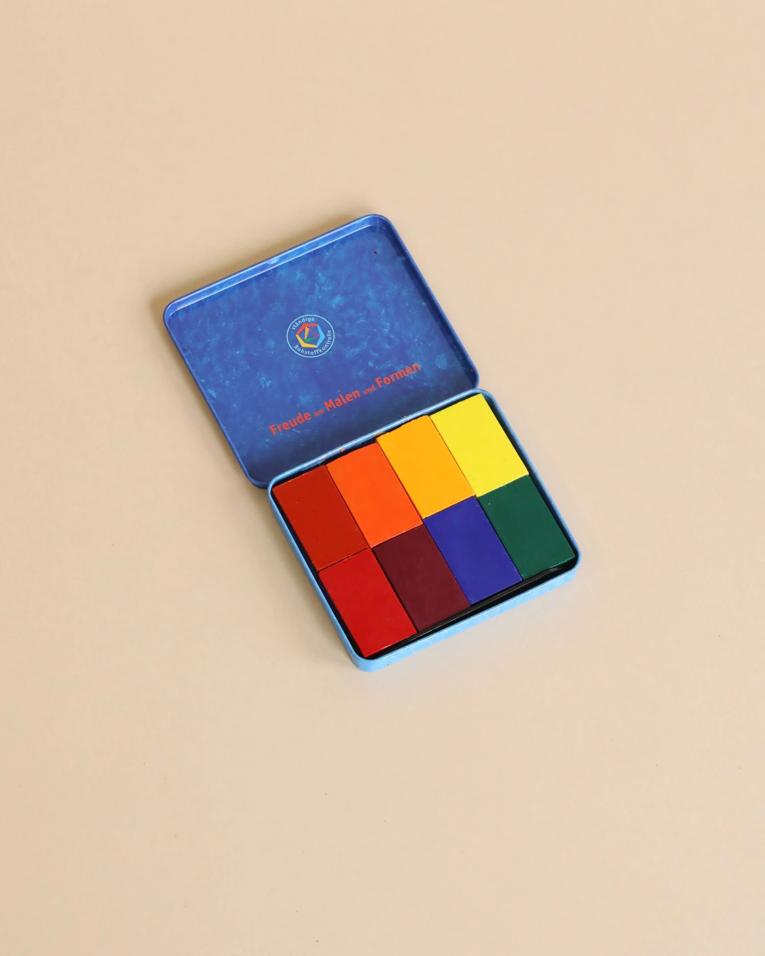 Stockmar Wax Block Crayons Waldorf Tin Case - 8 Assorted 1 Stockmar Wax Block Crayons Waldorf Tin Case - 8 Assorted