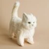 Hansa White Cat Stuffed Animal