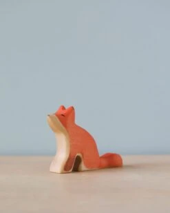 Handmade Holzwald Sitting Fox -Kids Toys Store 2J2A2848 2