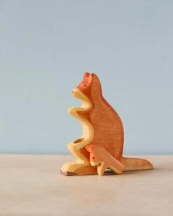 Handmade Holzwald Kangaroo With Baby -Kids Toys Store 2J2A3075