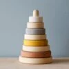 Raduga Grez | Handmade Pyramid Tower Stacker - Sand