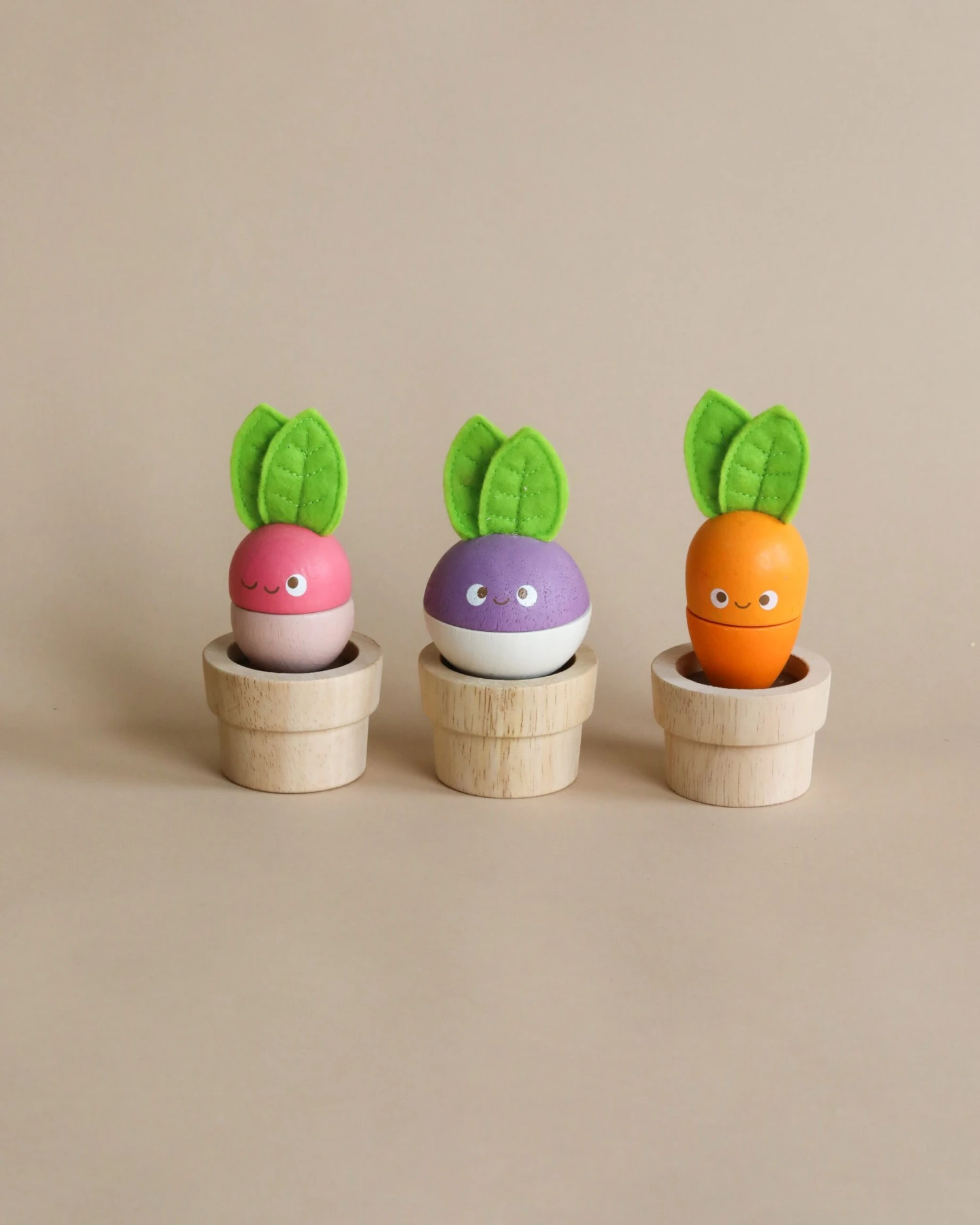 Le Toy Van Stacking Wooden Veggies 2 Le Toy Van Stacking Wooden Veggies - Image 2