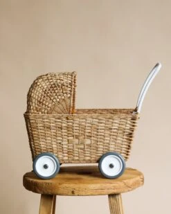 Olli Ella | Rattan Doll Stroller (ships In Approximately One Week)