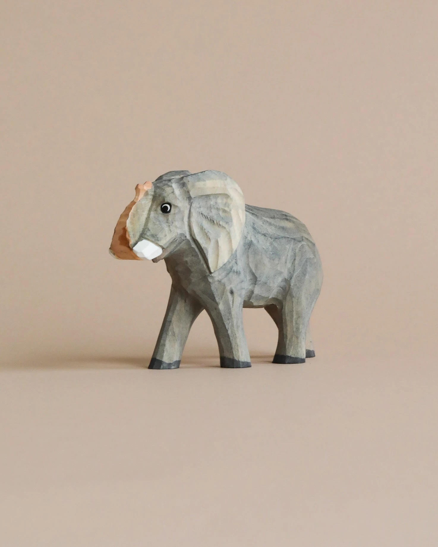 Ferm LIVING Hand Carved Wooden Elephant 1 Ferm LIVING Hand Carved Wooden Elephant