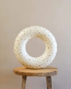 Konges Sløjd Inflatable Junior Swim Ring - Multi Hearts
