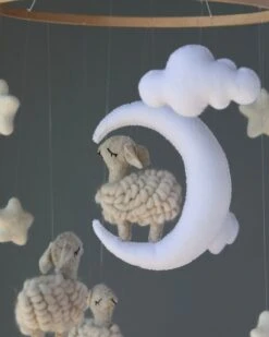 Handmade Mobile - Little Sheep 8 Handmade Mobile - Little Sheep -Kids Toys Store 2J2A4888
