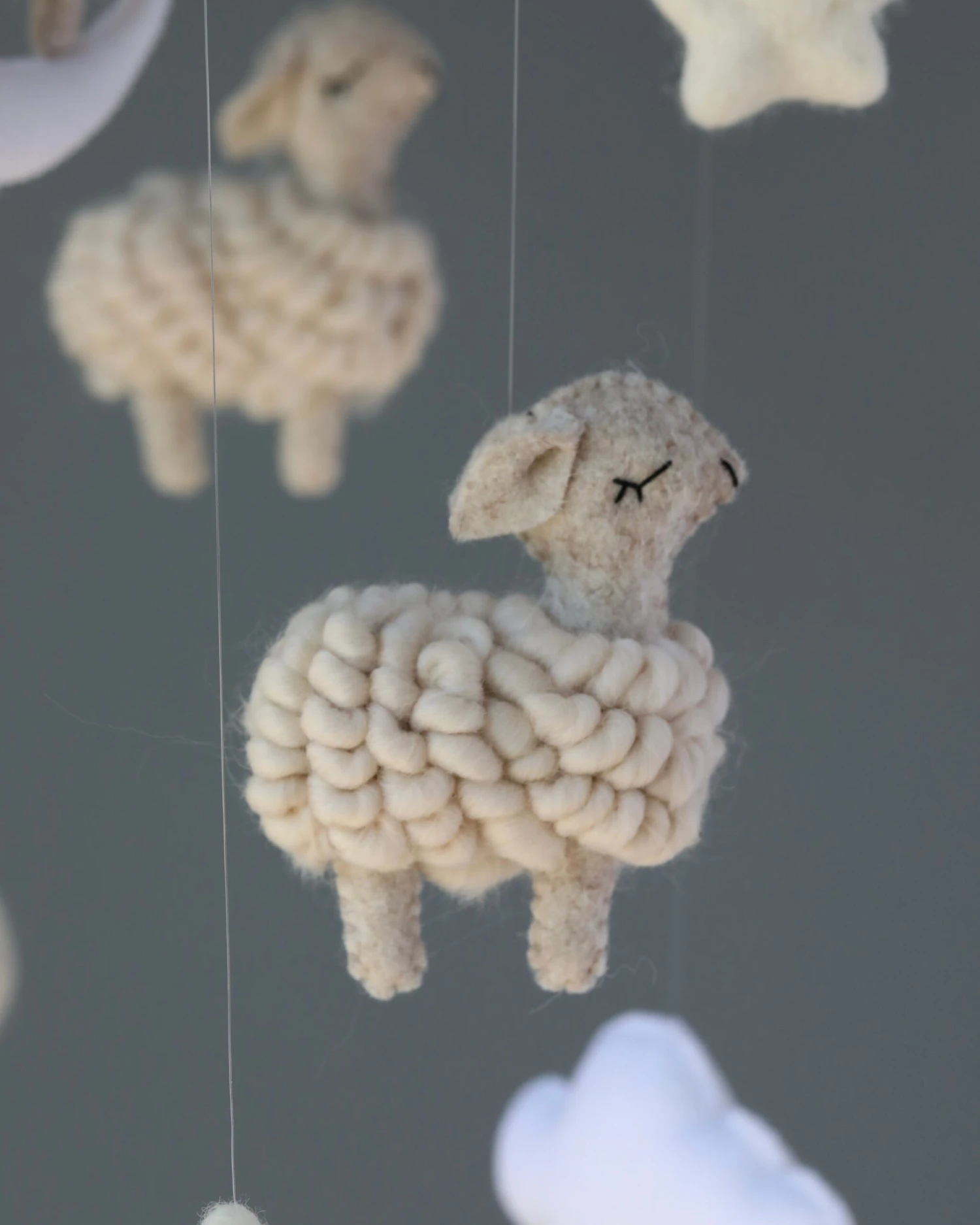 Handmade Mobile - Little Sheep 6 Handmade Mobile - Little Sheep - Image 6