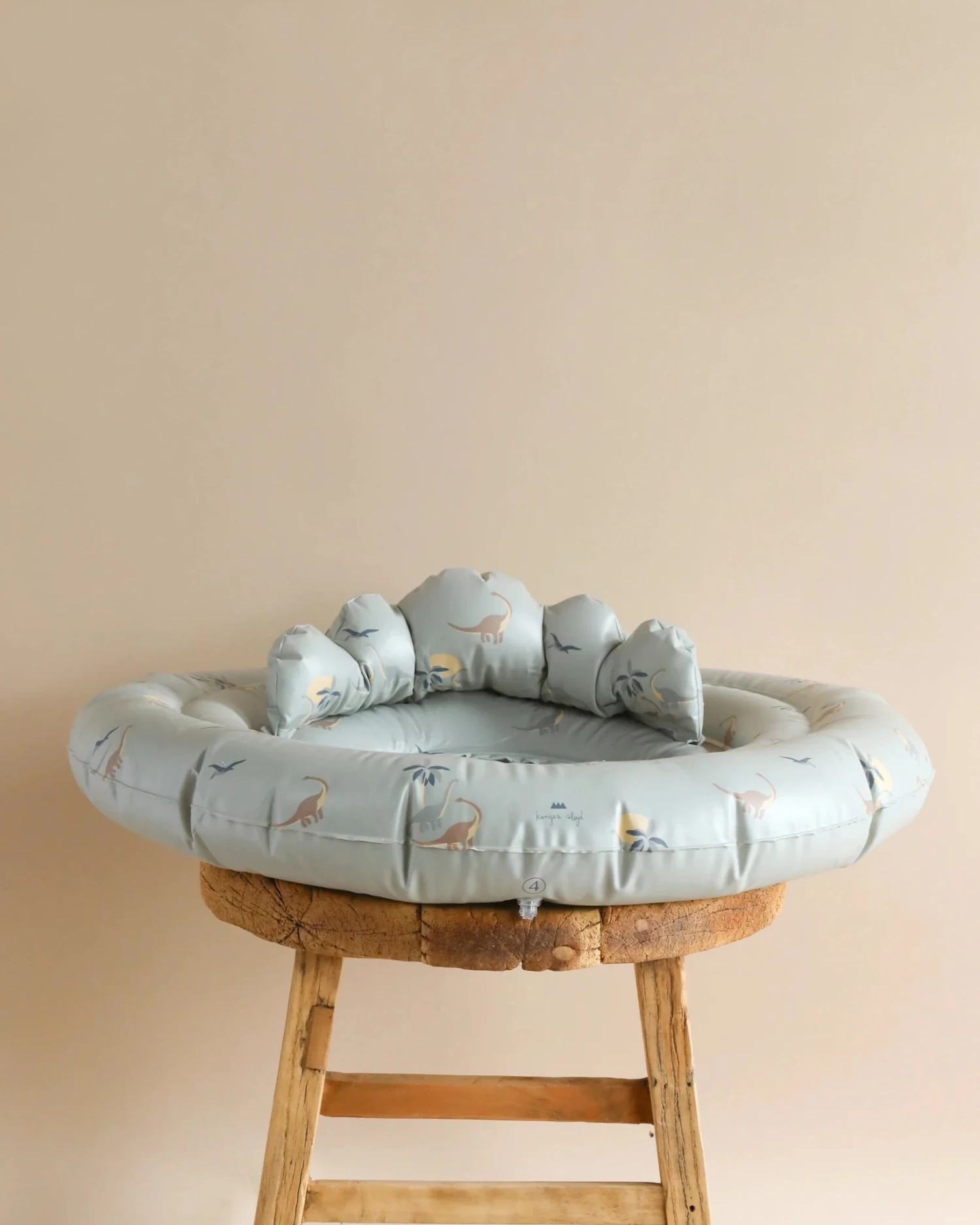 Konges Sløjd Inflatable Baby Swim Ring - Dinosaur Print 1 Konges Sløjd Inflatable Baby Swim Ring - Dinosaur Print
