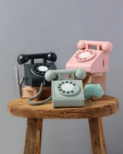 Kiko & GG Retro Wooden Telephone 14 Kiko & GG Retro Wooden Telephone -Kids Toys Store 2J2A52052 2