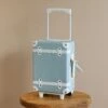 Olli Ella See-Ya Suitcase - Steel Blue