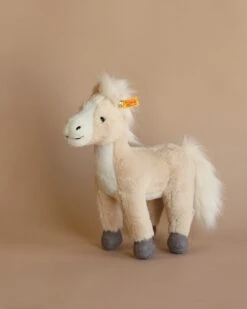 Steiff Stieff, Gola Standing Horse Plush Stuffed Toy, 11" (as Seen In Barbie)