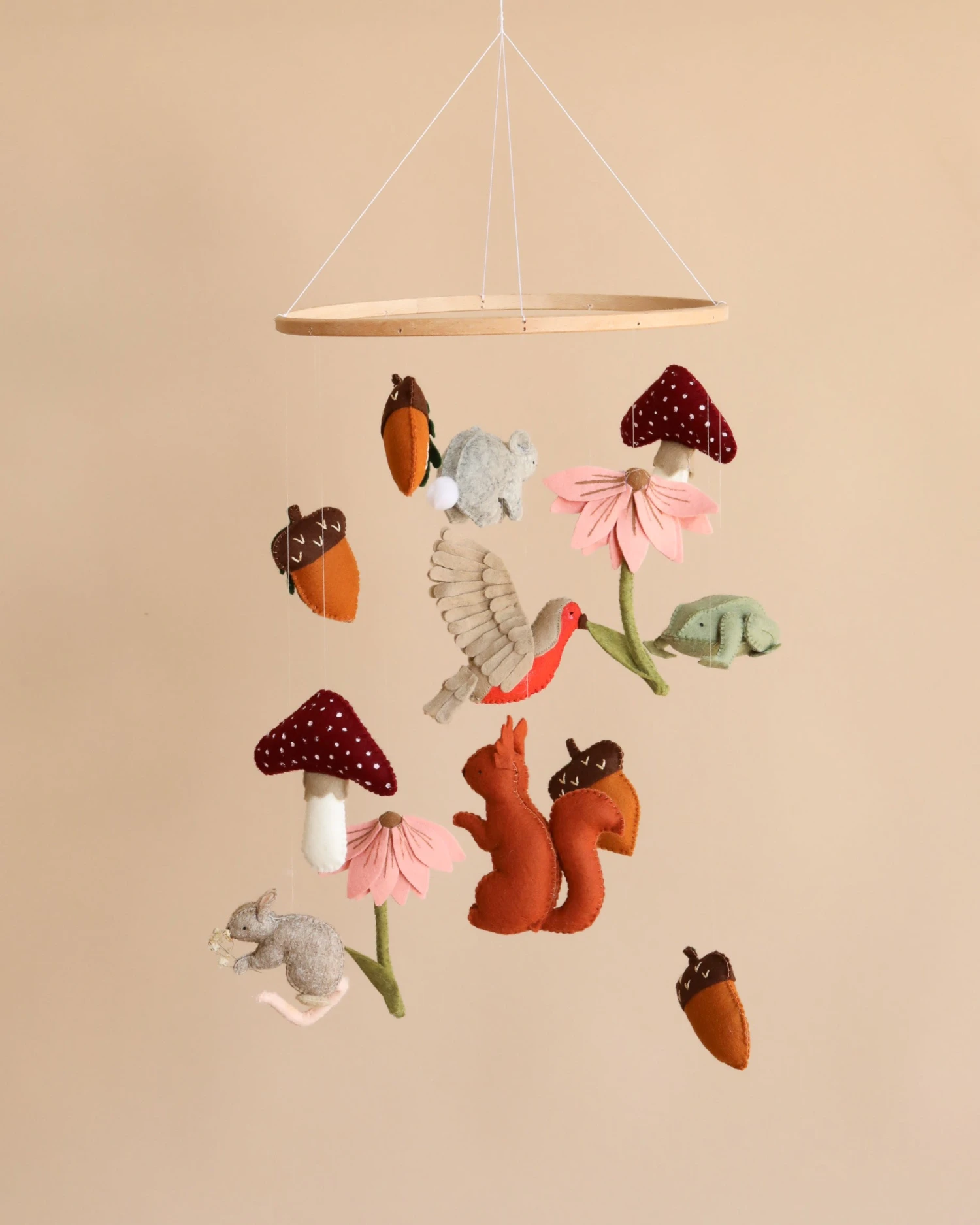 Handmade Mobile - Forest Friends 1 Handmade Mobile - Forest Friends