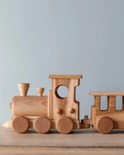 Dk Handmade Wooden Train - Extra Long -Kids Toys Store 2J2A6057