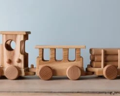 Dk Handmade Wooden Train - Extra Long -Kids Toys Store 2J2A60582