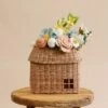Hutch Wall Basket Of Felt Flowers