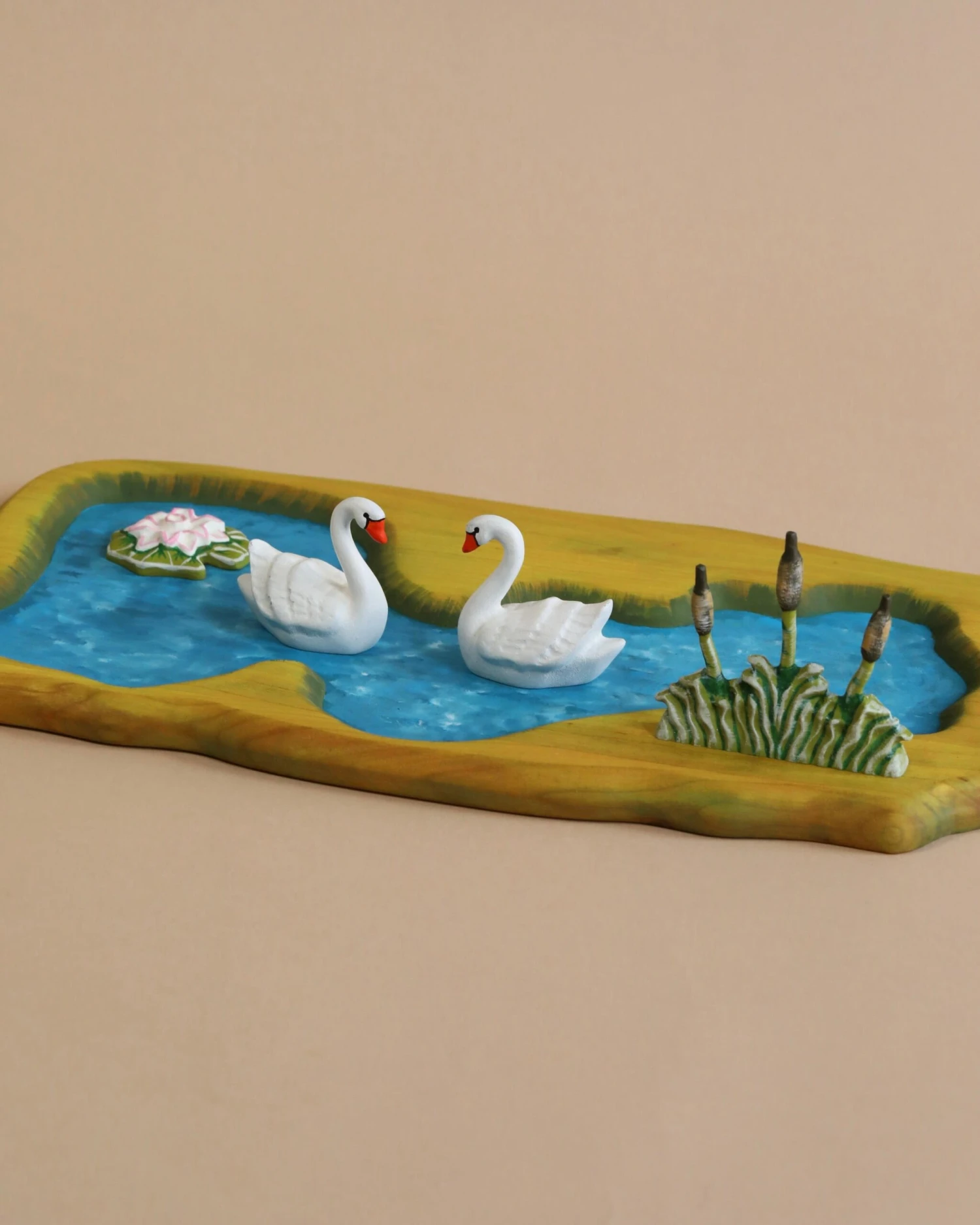Noelino Wooden Swan Lake 2 Noelino Wooden Swan Lake - Image 2