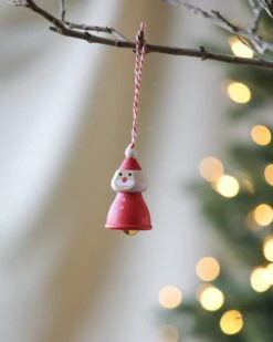 Wooden Santa Ornament