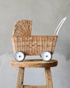 Olli Ella | Rattan Doll Stroller (ships In Approximately One Week) -Kids Toys Store 2J2A7790
