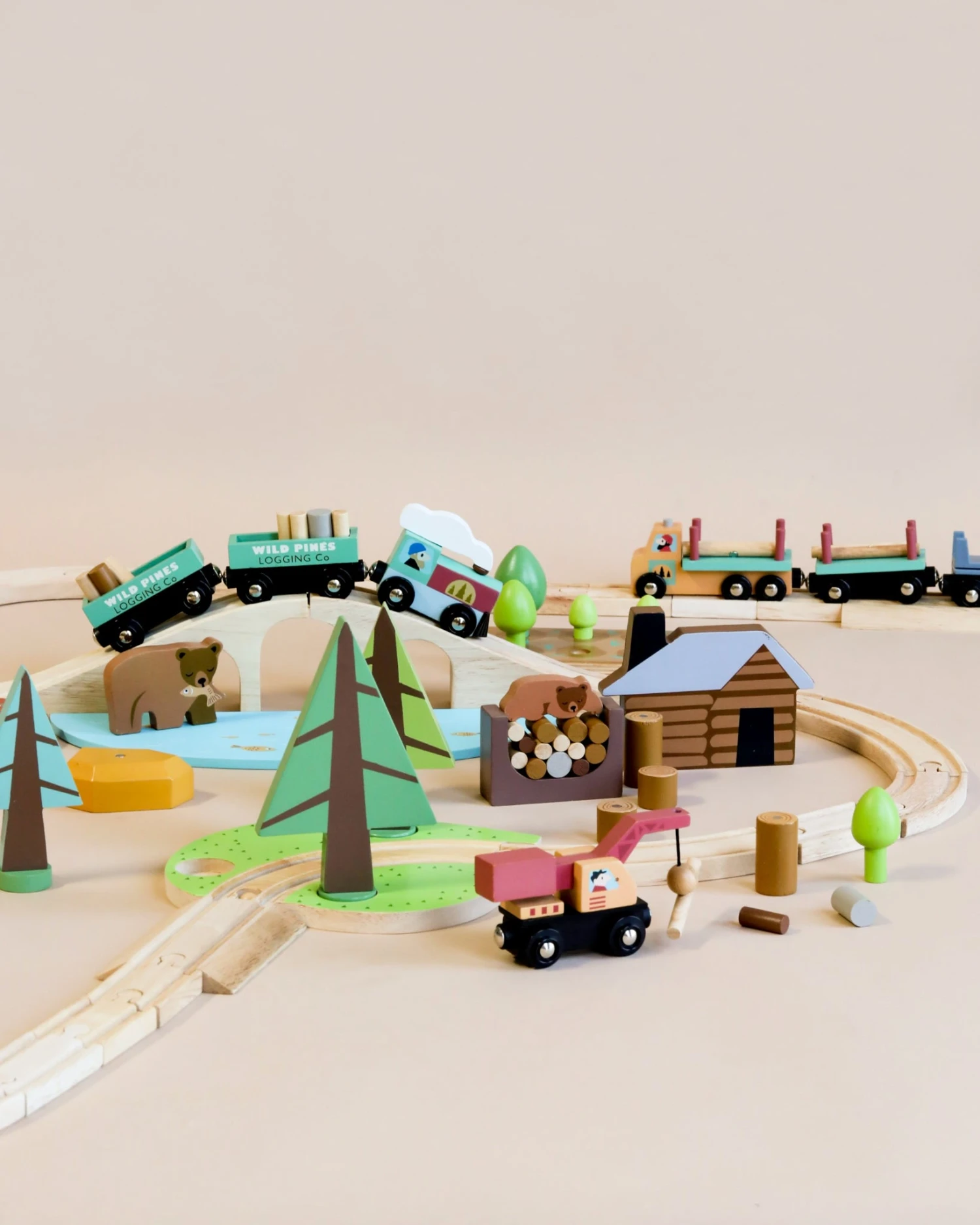 Tender Leaf Toys Wild Pines Train Set 2 Tender Leaf Toys Wild Pines Train Set - Image 2