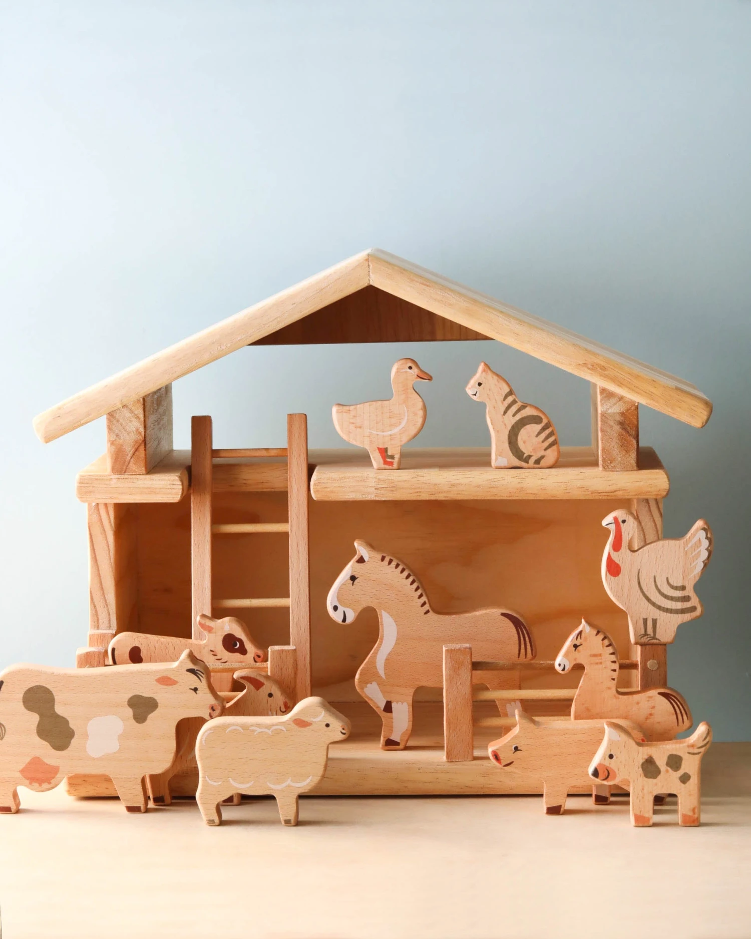 Bajo Toys | Wooden Farm Animal Set 2 Bajo Toys | Wooden Farm Animal Set - Image 2