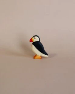 Handmade Holzwald Puffin Bird