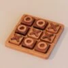 Wooden Tic-Tac-Toe Game - Made In USA