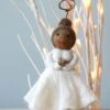Handmade Felt Angel Christmas Tree Ornament