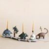 Konges Sløjd Dinosaur Birthday Train With Beeswax Candles