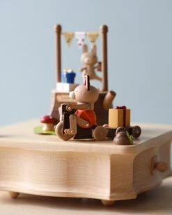 Wooden Bunny Music Box -Kids Toys Store 2J2A9897 2