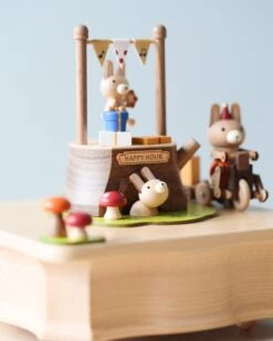 Wooden Bunny Music Box -Kids Toys Store 2J2A9899 2