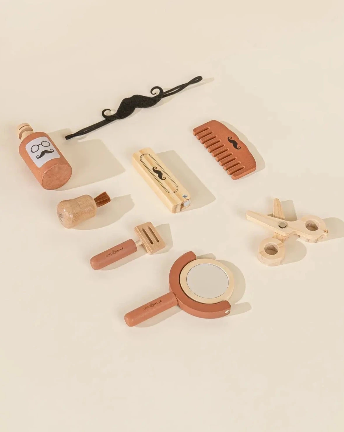 Wooden Barber Set 1 Wooden Barber Set