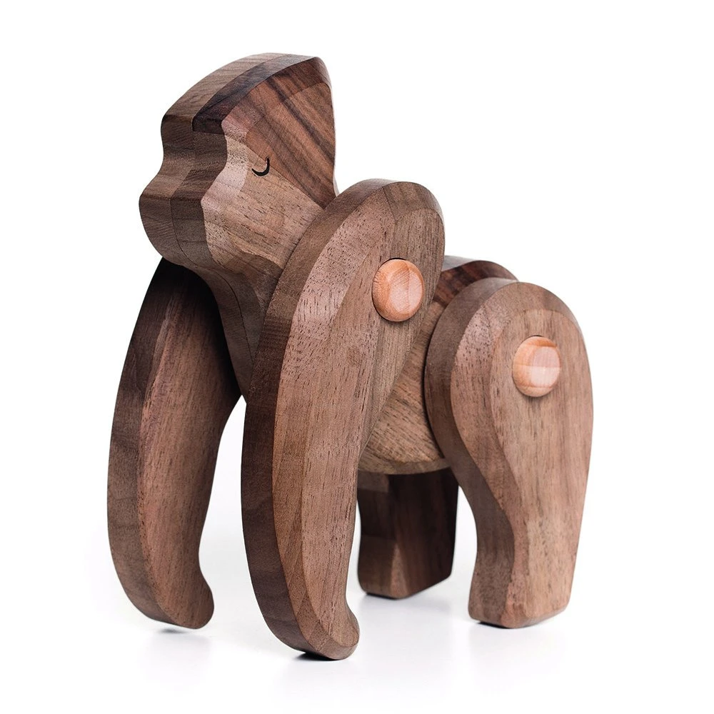 Handmade Wooden Gorilla 5 Handmade Wooden Gorilla - Image 5
