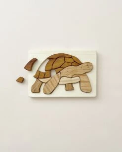 Handmade Wooden Puzzle - Turtle