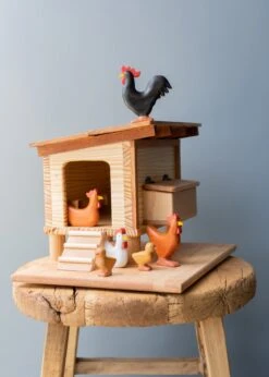 Handmade Wooden Chicken Coop -Kids Toys Store AJ3 5758