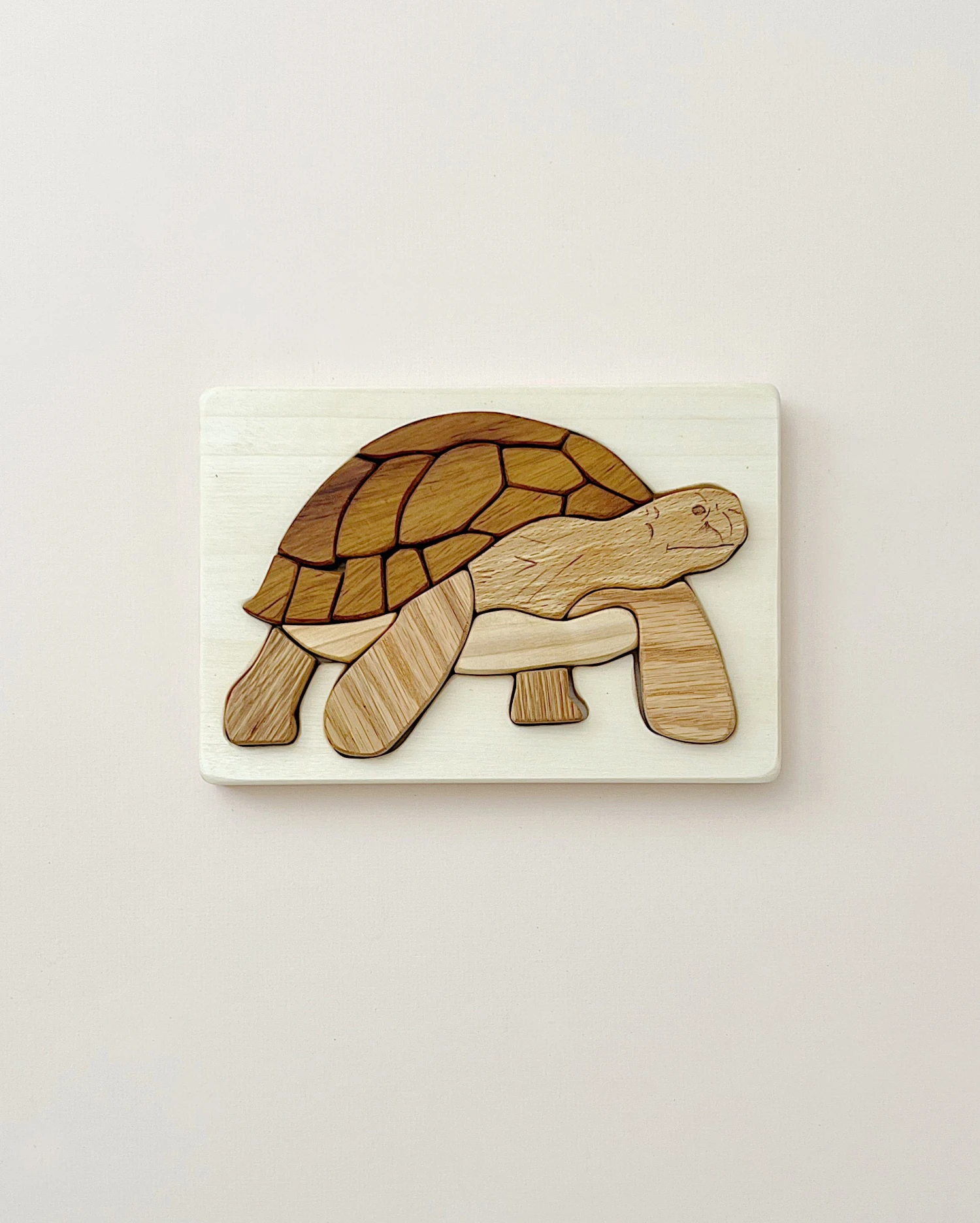 Handmade Wooden Puzzle - Turtle 2 Handmade Wooden Puzzle - Turtle - Image 2