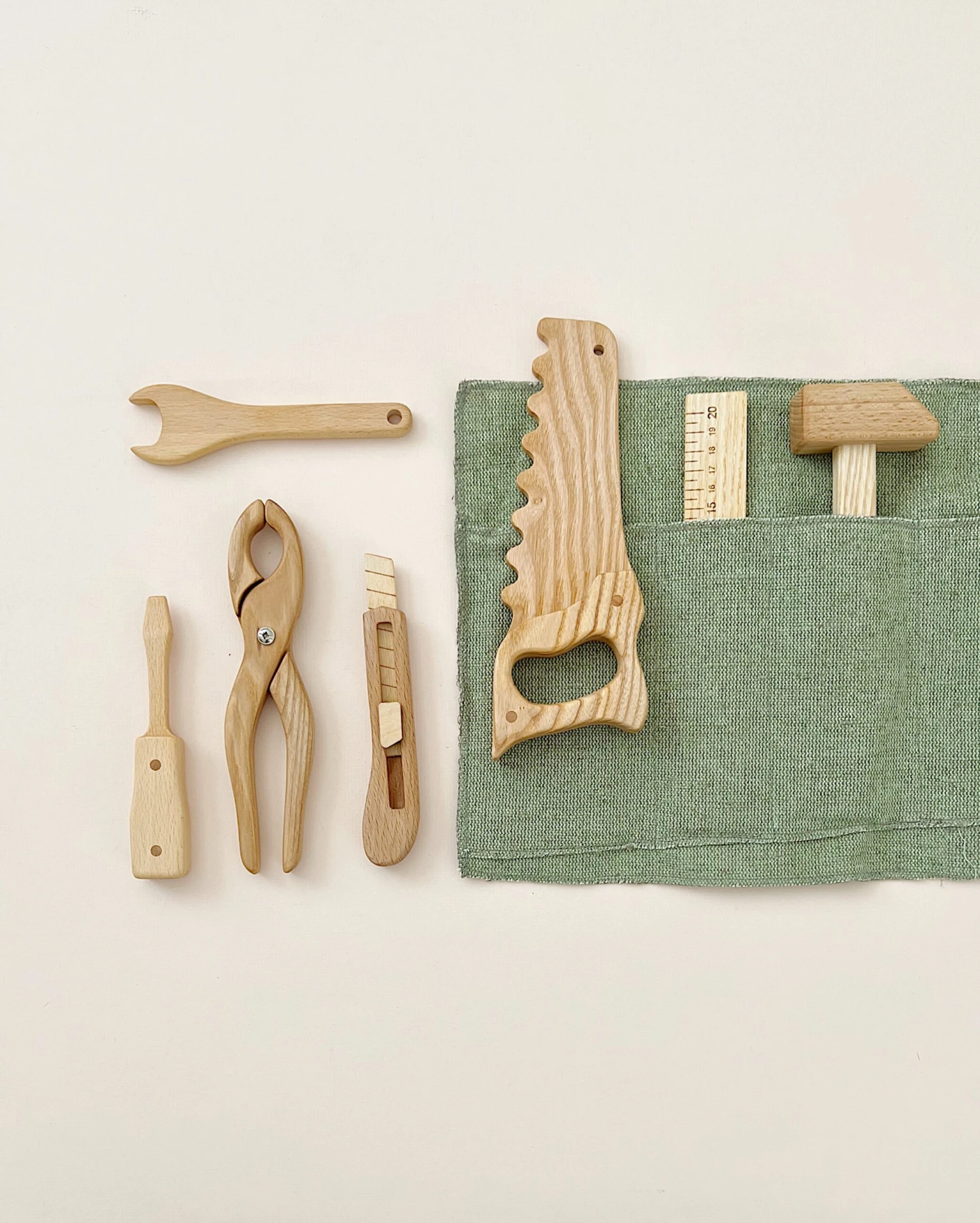 Handmade Wooden Tool Set 2 Handmade Wooden Tool Set - Image 2