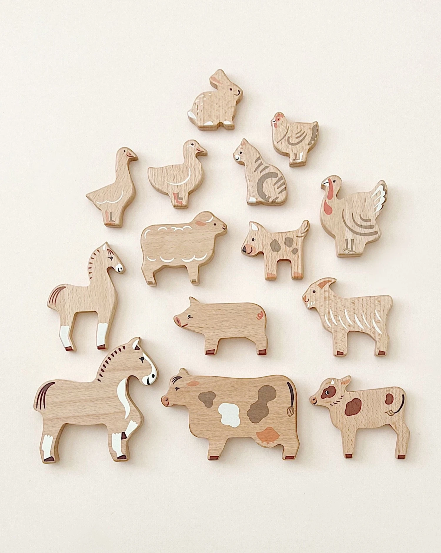 Bajo Toys | Wooden Farm Animal Set 1 Bajo Toys | Wooden Farm Animal Set