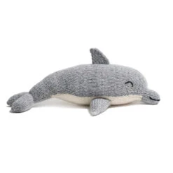 Knit Alpaca Dolphin -Kids Toys Store Global Goods Partners Alpaca Stuffed Grey Gray Dolphin Kids Toy Side 1024x1024 jpg