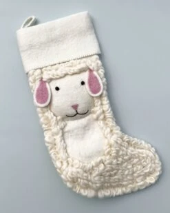 Handmade Sheep Christmas Stocking -Kids Toys Store IMG 0762