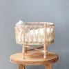 Poppie Rattan Doll Crib + Duvet Set